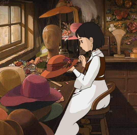 full body costom ghibli art